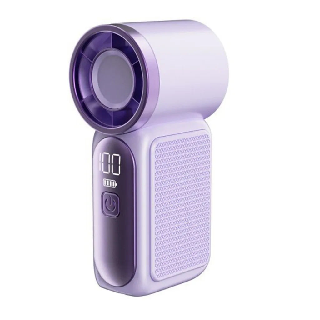 Mini Ventilateur Portable Turbo — Rechargeable USB-C, 100 Vitesses, Ultra-Silencieux